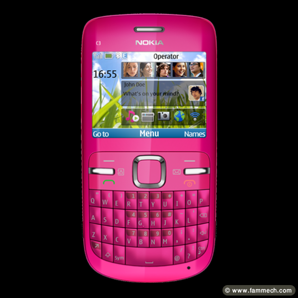 Nokia C3 Rose