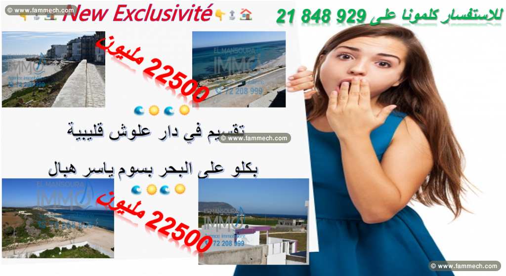 Notre joli LOT vue mer est en vente ! 