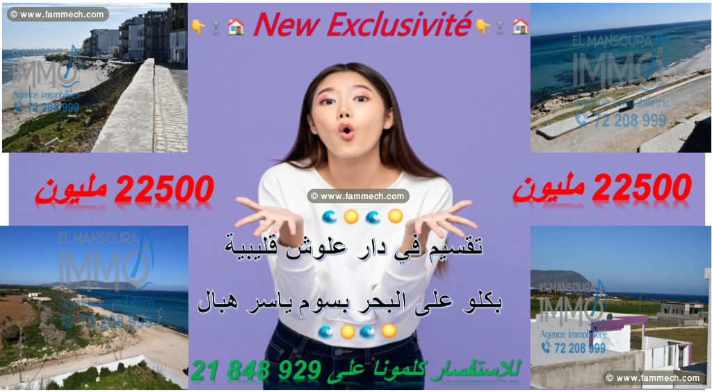 Offre d’opportunité de votre vie d'un LOT vue mer