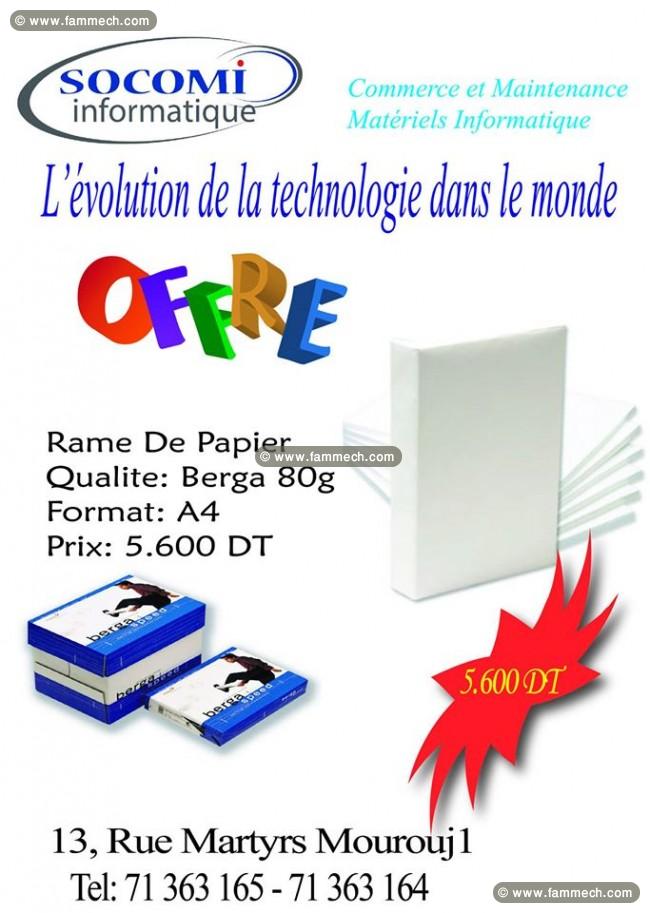 Offre RAM Papier