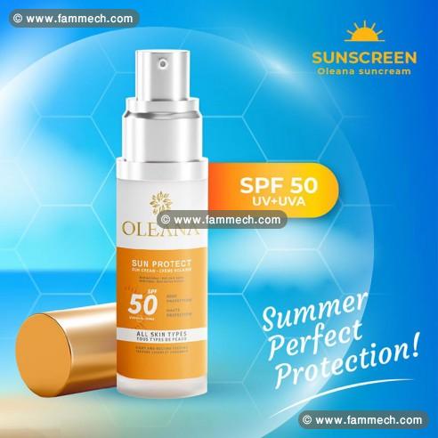 Oleana crème solaire SPF 50 