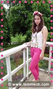 Pantalon H&M rose indien très simple 
