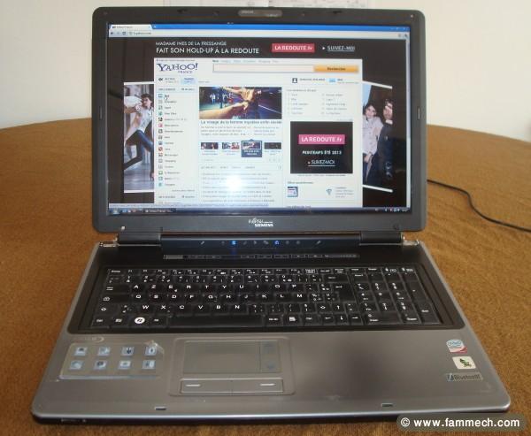 Pc portable occasion fujitsu siemens amilo 17