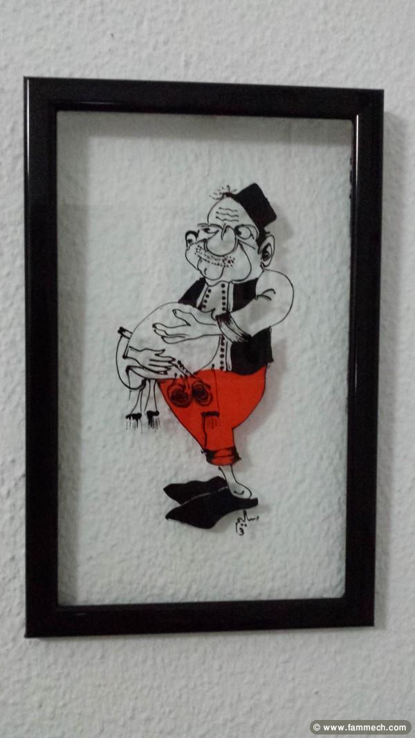 peinture sur vitre+peinture sur soi       folklore