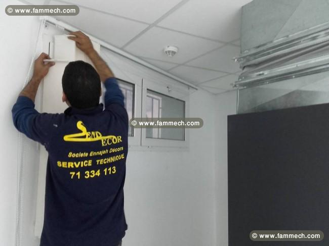 Plafond modulaire suspendu 
