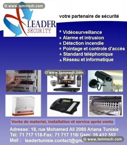 Pointage et controle d'accès - Leaders security 