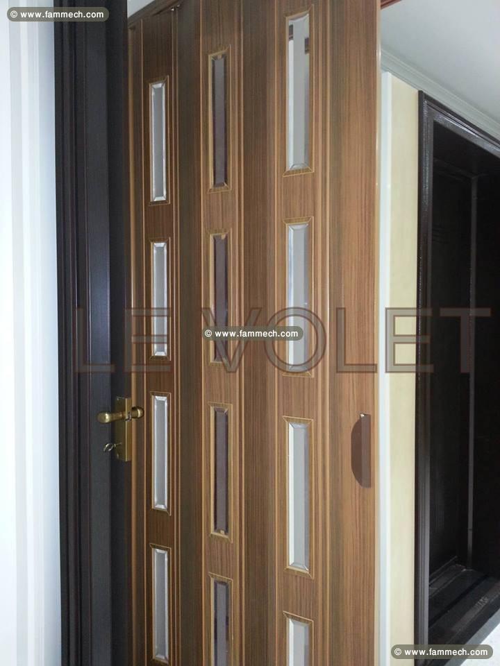 PORTE ACCORDÉON EN PVC 