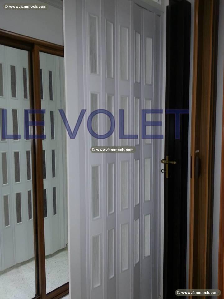 PORTE ACCORDÉON EN PVC