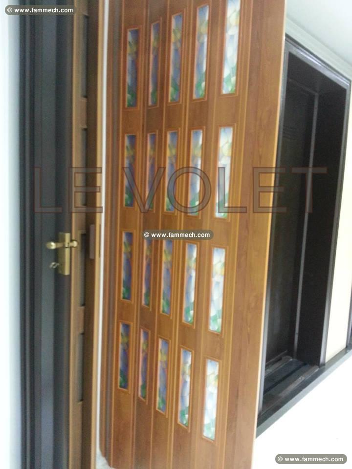 PORTE ACCORDÉON EN PVC