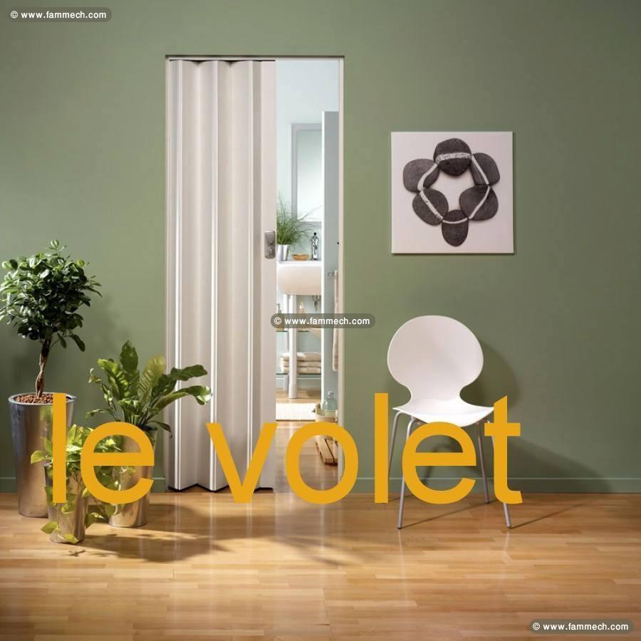 PORTE ACCORDEON EN PVC