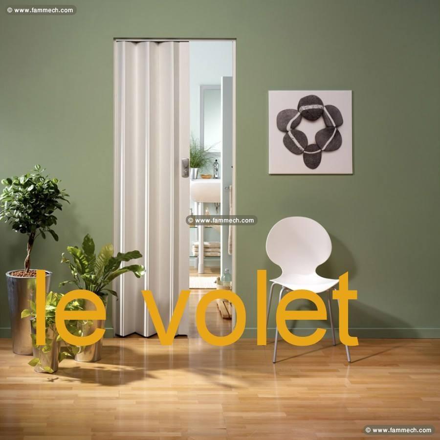 PORTE ACCORDEON EN PVC