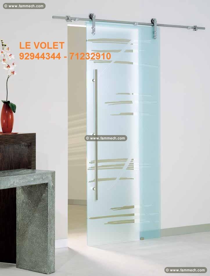 PORTE TOTALEMENT VITRÉE 