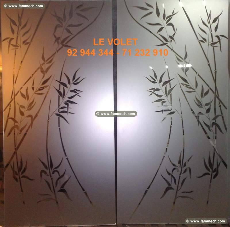 PORTE TOTALEMENT VITRÉE SUR MESURE 