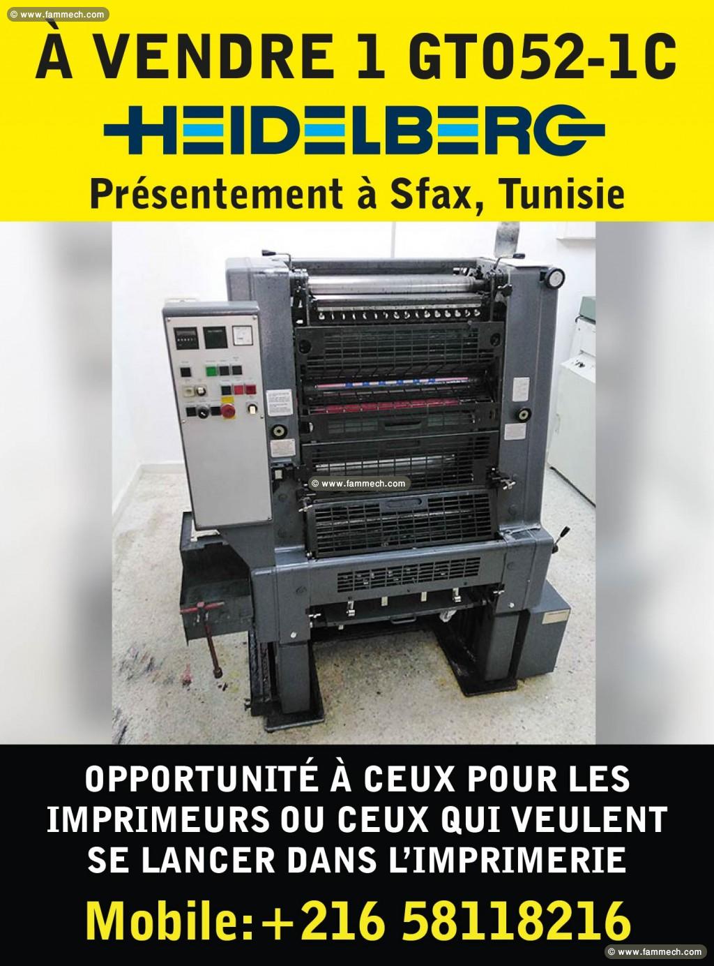 Presse GTO52-1C HEIDELBERG