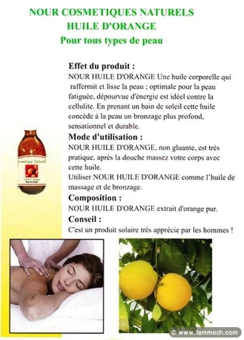 Produits cosmétiques naturels