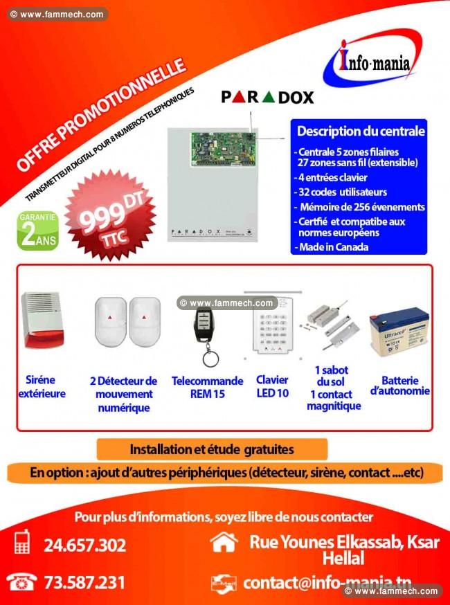 Promos systeme d(alarme et vidéo surveillance