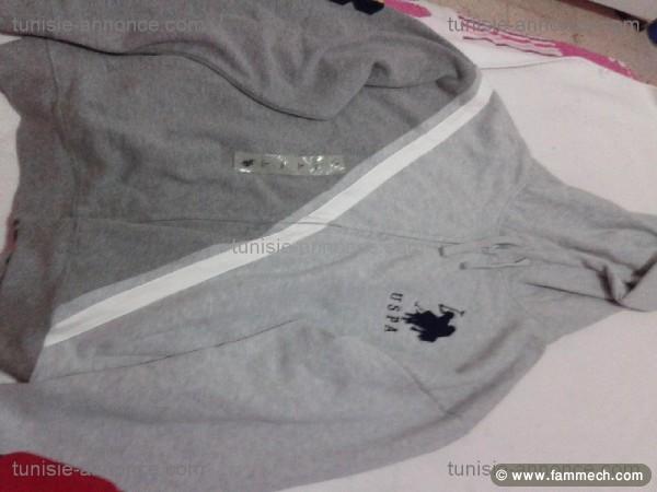 Ralph lauren sweat zippe a capuche pour homme