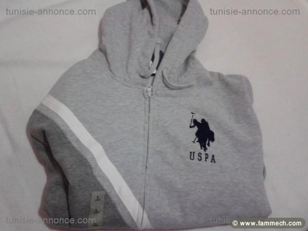 Ralph lauren sweat zippe a capuche pour homme