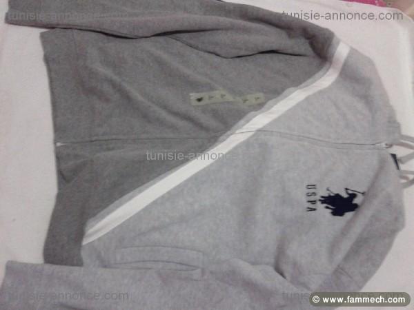 Ralph lauren sweat zippe a capuche pour homme