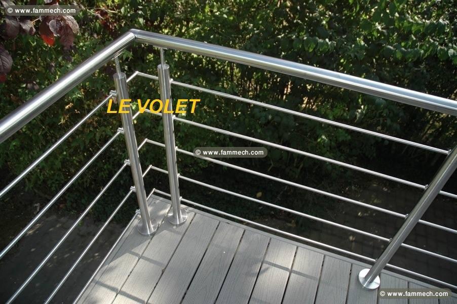 RAMPE D'ESCALIER GARDE CORPS