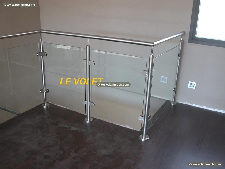 -Garde corps, rampe d’escalier