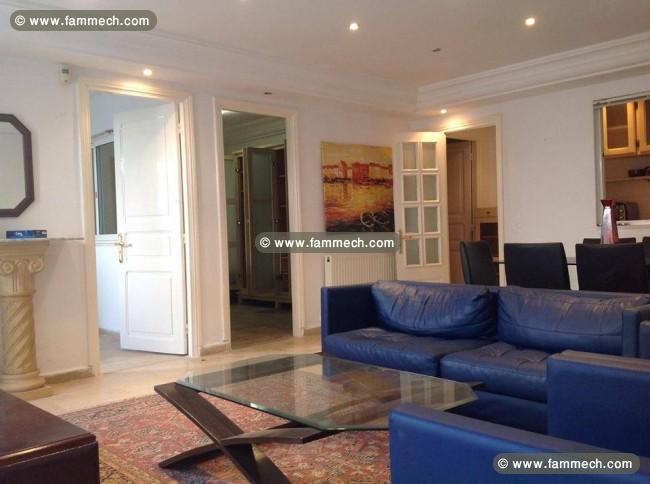 RDC de villa S2 meublé Marsa Cube/ front de mer
