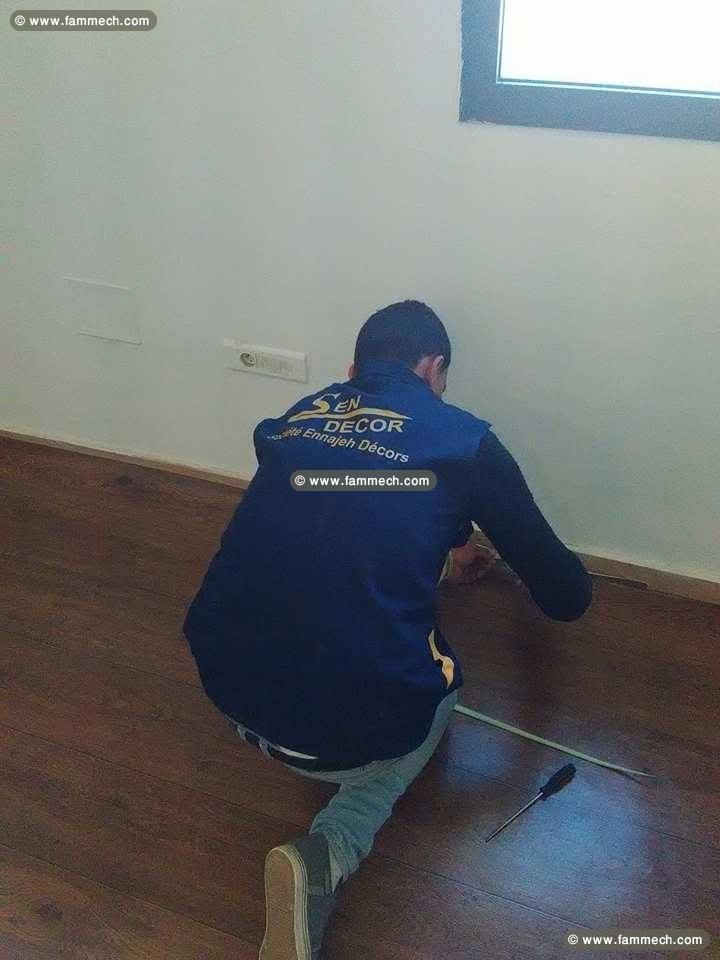 Revêtement de sol effet parquet 