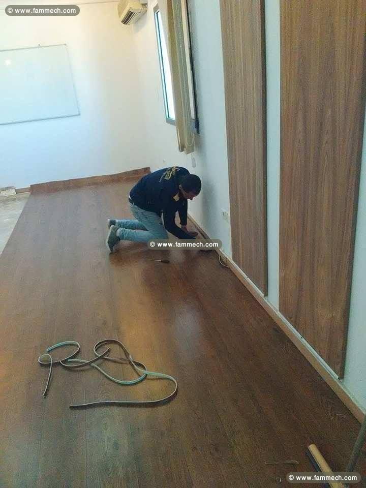 Revêtement de sol effet parquet 