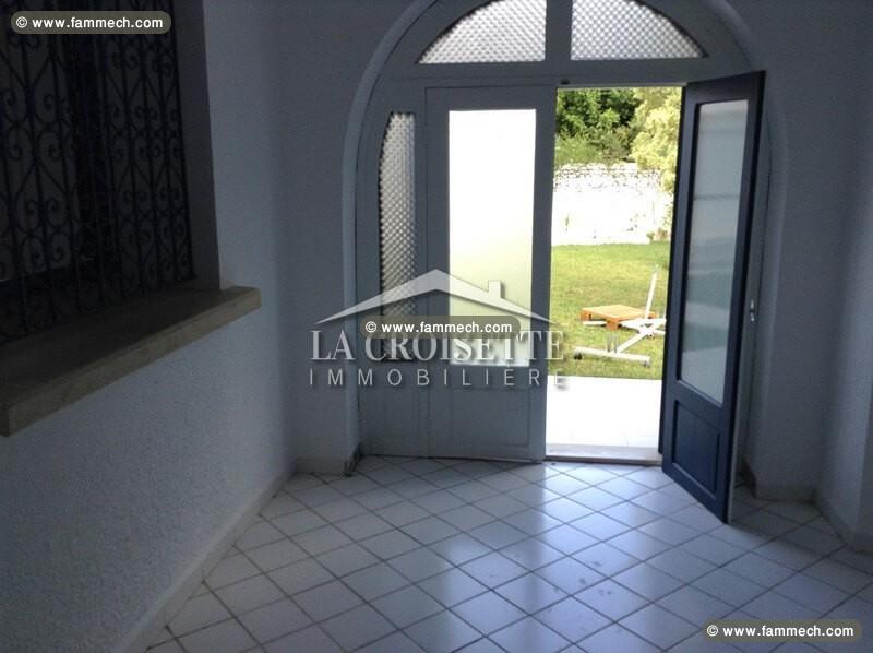 S+2 meublé avec jardin à Gammarth  MRCL0040