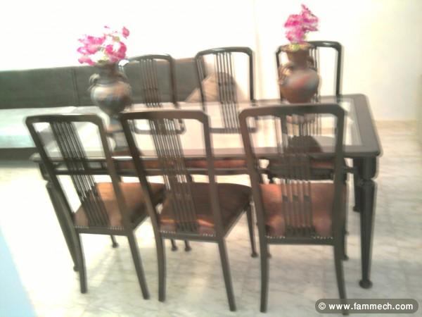 SALLE A MANGER acajou 