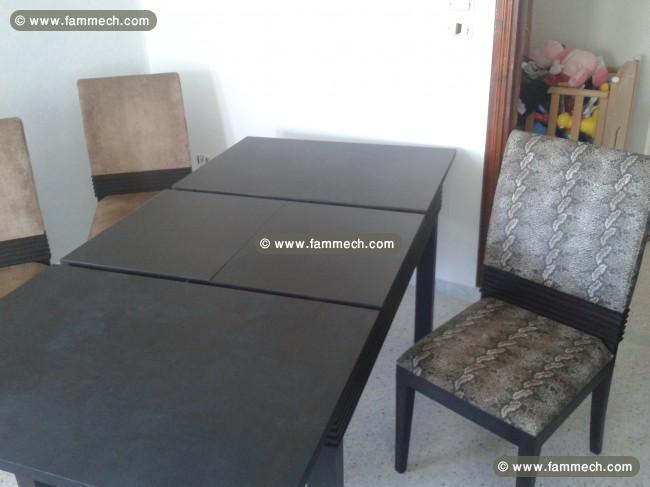 Salle à Manger Table et 6 chaises