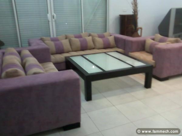 salon moderne + table basse