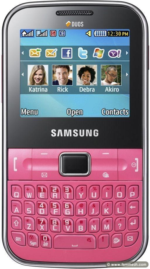 SAMSUNG CHAT GT-C 3222 DOUBLE SIM WIFI TOUT NEUF