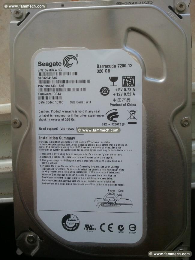 Seagate SATA 320GO