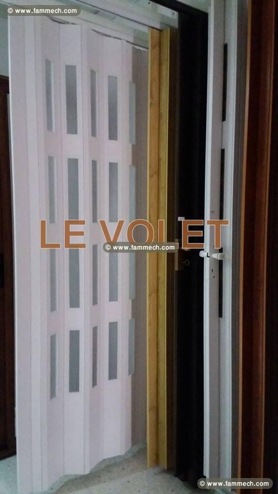 SEPARATION EN ACCORDEON EN PVC SIMPLE OU VITREE