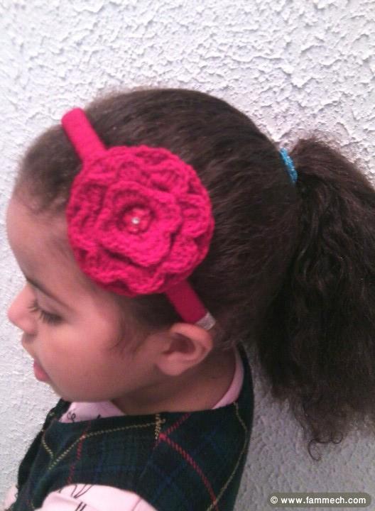 serre tete en crochet 
