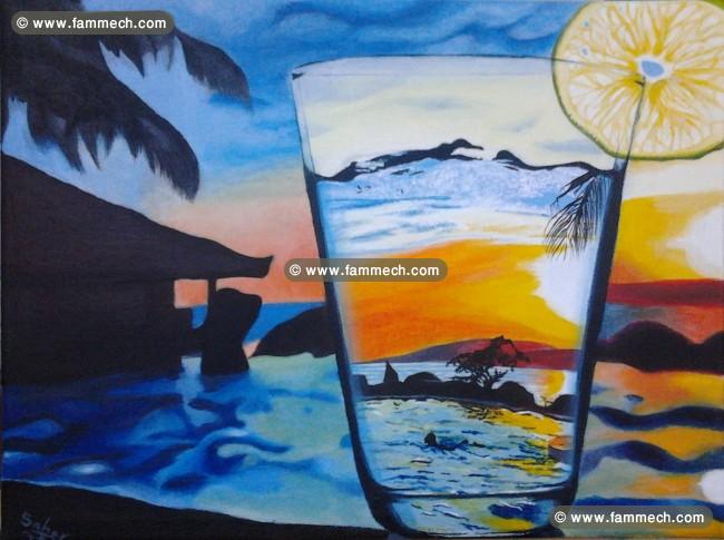 tableau a peinture acrylique