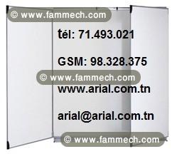 tableau blanc magnétique 0.65m x 1.00m