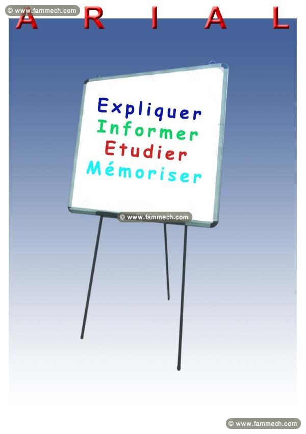tableau d'affichage 0.65m x 1.00m