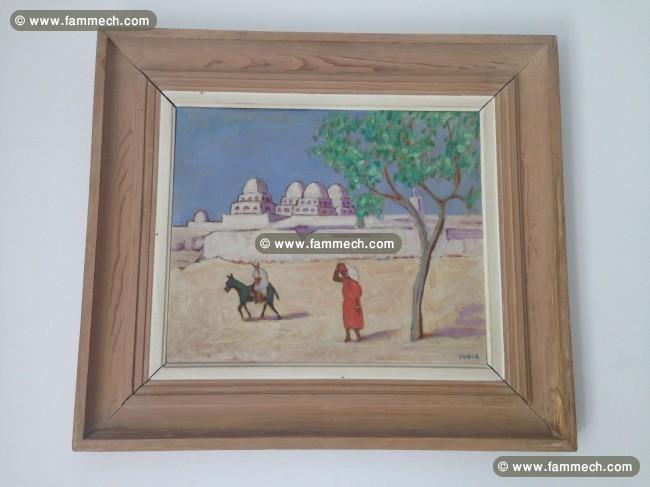 TABLEAU DU GRAND PEINTRE TUNISIEN YAHIA TURKI