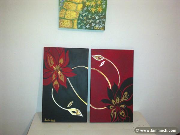 tableau peinture sur toi, acrylic
