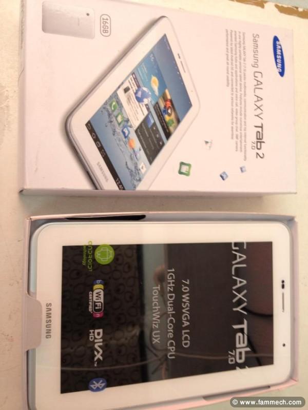Tablette SAMSUNG galaxy Tab2 7' WIFI  cachetééé