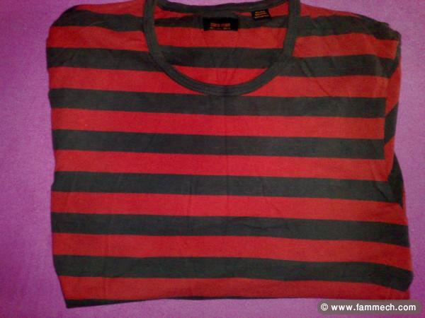 Tee shirt Zara Manche Langue