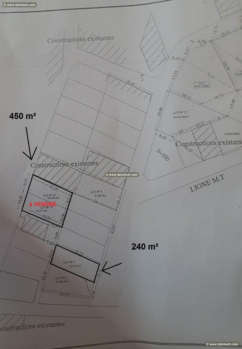 terrain à prix exellent zriba hammam