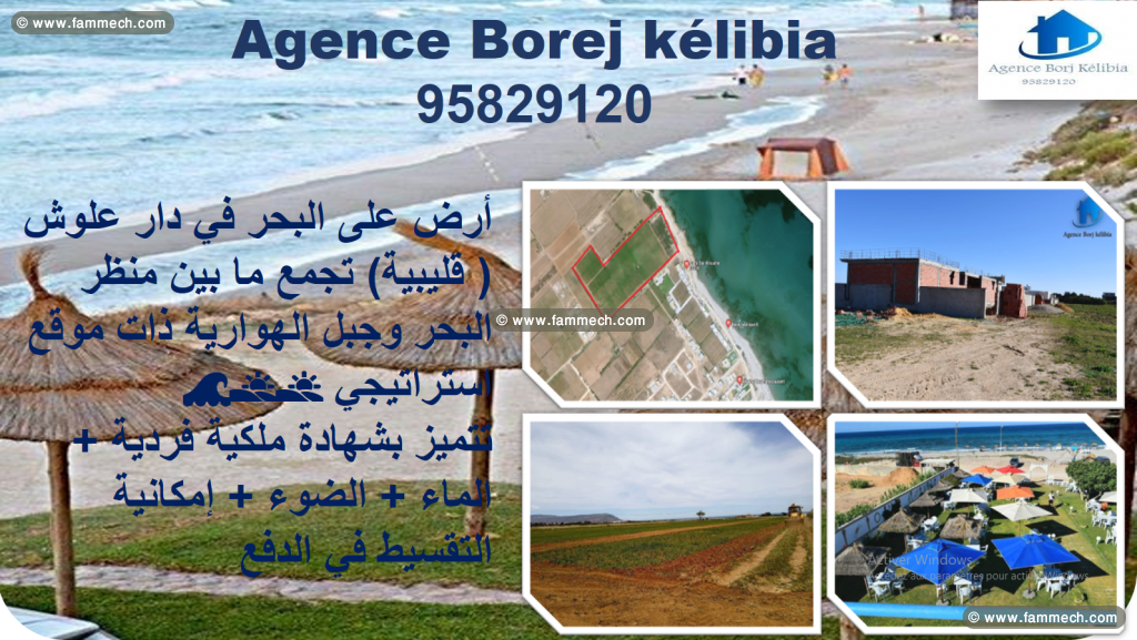 terrain a vendre a plage dar allouche 95829120