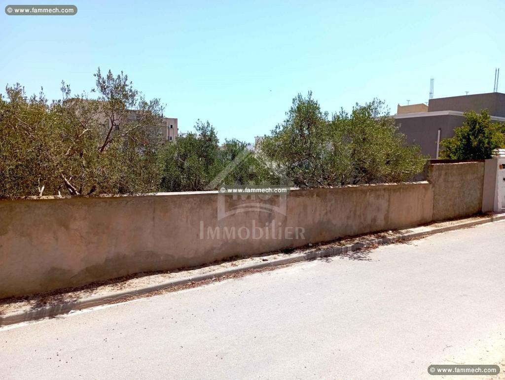 Terrain clôturé de 656 m² à vendre à Hammamet Nord