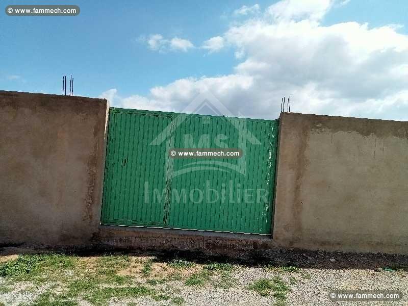 Terrain clôturé de 687 m² à vendre à Hammamet Sud 