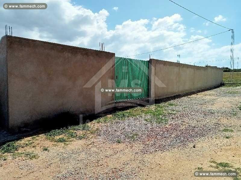 Terrain clôturé de 687 m² à vendre à Hammamet Sud 