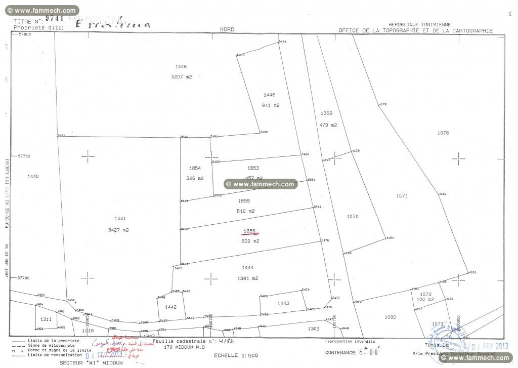 terrain commercial de 800 m2