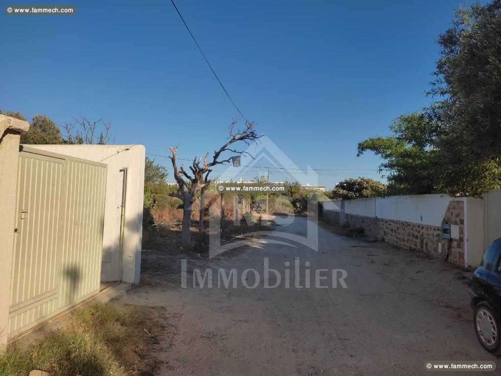 Terrain de 480 m² à vendre à Hammamet zone théâtre